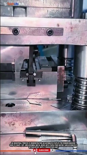 Innovation Staples Pin Forming Machine for High Speed Office Supply Production #tech
