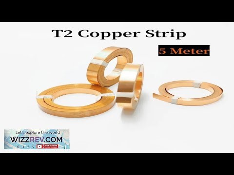 99.99% Pure Copper 5 Meter High Purity T2 Copper Strip Strap