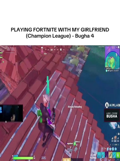 PLAYING FORTNITE WITH MY GIRLFRIEND (Champion League) - Bugha 4 | girlfriend playing fortnite