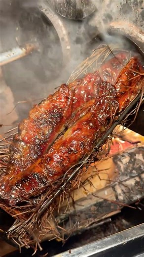 Crispy and Juicy Smoked Pork Meats #food #viral #shorts