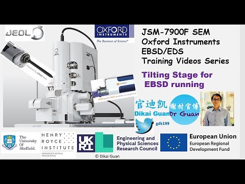JEOL JSM-7900F SEM Oxford Instruments EBSD/EDX training 2: Sample loading part 2