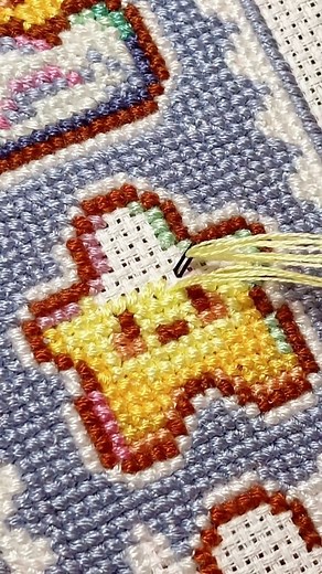 Sleeping Pixels | Cross Stitch & Pixel Art ♥️ on Instagram: "I found this super cute stop motion app, called “Stop motion studio” and have been experimenting with it while doing my cross stitch! I love it! This is a hodgepodge video, but it was really fun trying out the different features, I’m DEFINITELY going to make more of these coz it was really fun! 🤩 #stopmotion #crossstitch #stars #crafts #dmc #thread #pixelart #stopmotionvideo #stopmotionanimation #fiberartist #pixelartist #crossstitcha