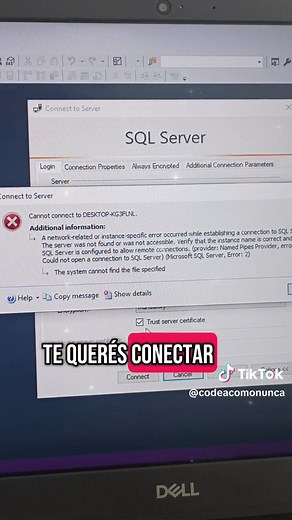 Soluciona el Error de Conexión en SQL Server Rápidamente