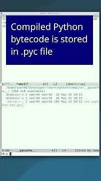 Python compiles your code. #python #programming #compiler #interpreter