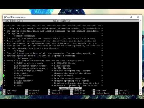 IRC BOTNET SCANNING TUTORIAL (Kaiten)