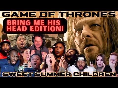 Game of Thrones: Bring me His Head Edition. Ned Starks death scene reaction compilation.