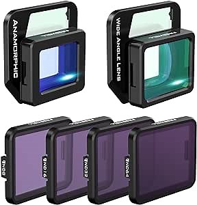 Freewell Wide-Angle and Anamorphic Lens with 4X ND Filters for DJI Mavic 3/Mavic 3 Cine Drone