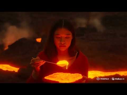 “Girl Eats Lava 🔥 | Unreal AI Experiment”