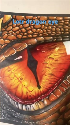 Lord of the rings dragon eye #foryou #lotr #lotrart #drawing #lotr drawing