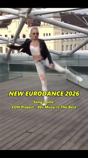 Beautiful hot girl dance shuffle 90s Eurodance hit party club anthem