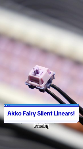 Akko Fairy Silent Linear Switches - The Quietest Switches for Keyboards