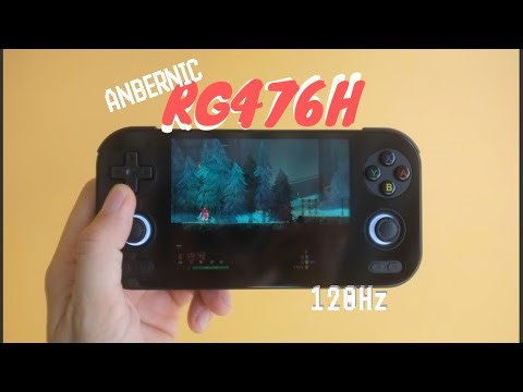 Anbernic RG476H,màn 120hz. Trên tay, review và test các hệ game phổ biến.