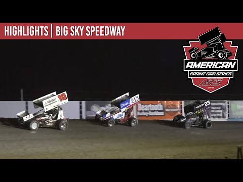 ASCS | American Sprint Car National Series | Big Sky Speedway | August 23, 2025 | HIGHLIGHTS