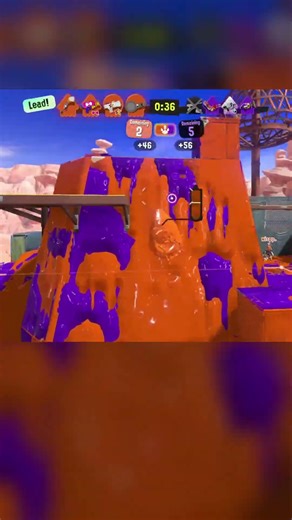 Some precision bombing with splatbombs #splatoon3 #gaming #splatoonshorts