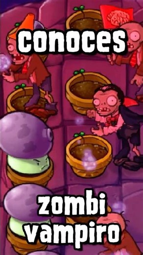 CONOCES AL ZOMBI VAMPIRO DE PVZ DLC MOD!!🧛‍♂️🧟‍♂️ #pvz #plantasvszombies #plantsvszombies
