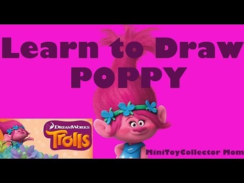 Learn How to Draw Poppy From Trolls