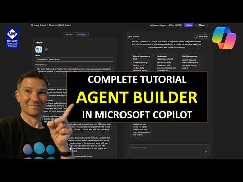 How to build a knowledge agent using M365 Agent Builder