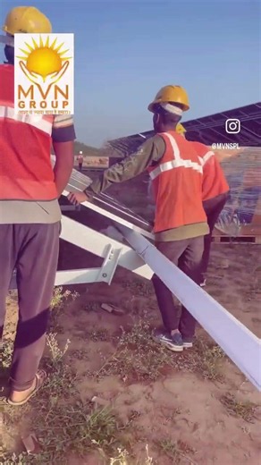 1.2 MW Solar Plant Module Installation Work #epc #solar #mvngroup