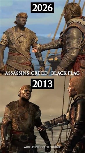 Assassin's Creed Black Flag Resynced (2026) vs Original (2013) | Comparación