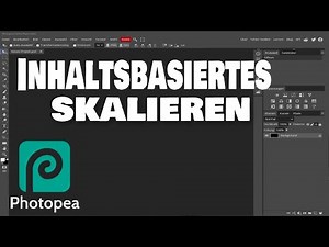 Photopea - Inhaltsbasiertes skalieren