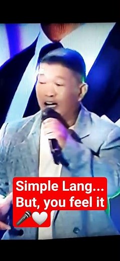 Armand singing Simple Lang by Ariel Rivera 🎤✨