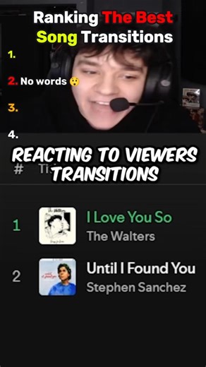 Ranking The Best Song Transitions