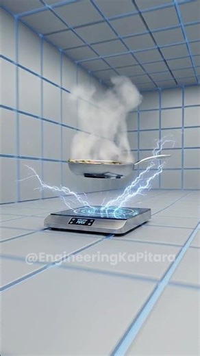 Induction Stove Without Fire Kaise Heat Karta Hai? 😳