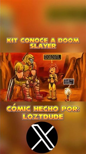 KIT MEETS DOOM SLAYER // GAMEOVERSE COMIC // SPANISH FANDUB //