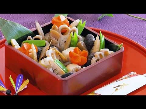 【 おせちの飾り切り 】 煮物 を豪華に！ 簡単飾り切りレッスン～ ねじり梅 （ にんじん ）～