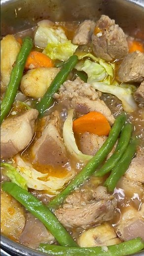 Easy Pork Pochero Recipe | Filipino Pork Stew 🍲🇵🇭 #filipinofood #food #cooking