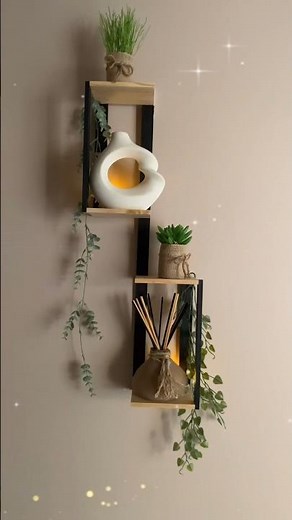 ✨ DIY | Décoration murale | Fait main | Bois | Design moderne | Home Decor | Création artisanale