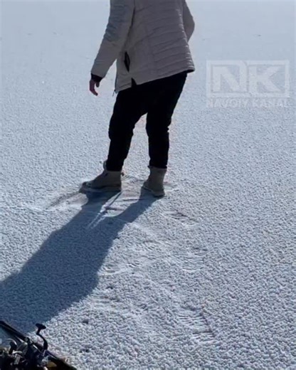 Navoi Kanal on Instagram: "Toʻdakoʻl muzlagan videosi. Qaysi sanada ekani aniq emas © @UZBEKWATERWAY"