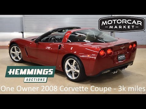 2008 Corvette C6 One Owner with only 3,000 miles