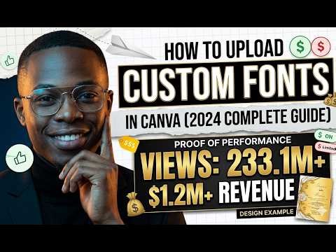 How to Upload Custom Fonts in Canva