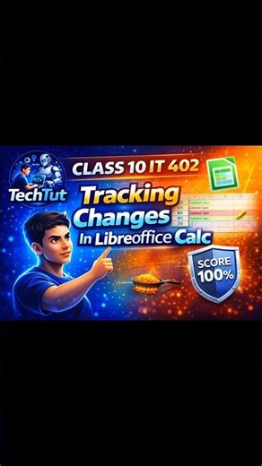 👉 “Score 100% in IT 402 💯 Track Changes | LibreOffice Calc Class 10 CBSE”#class10it402 #libreoffice