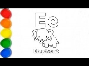Elephant is exciting! Learn the letter E with easy drawing, endless fun, and educational activities