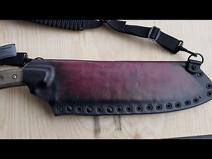 Custom Leather Wrapped El Chete Sheath