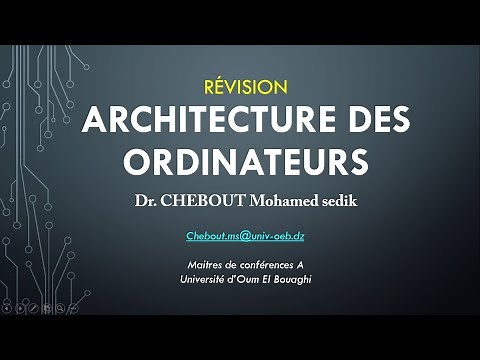 Révision du module : Architecture des ordinateurs (L2/S3)
