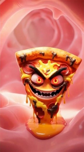 What Happens If You Eat Pizza Every Day🍕😱? | 3D Body Animation#shorts #animation