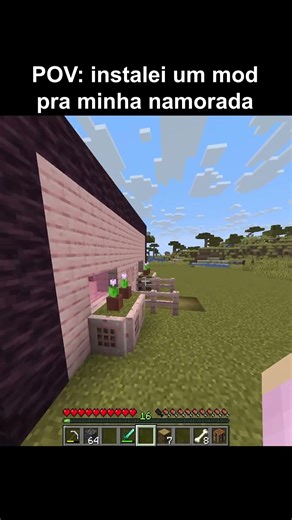 ela é toda bobinha #minecraft #historia #shorts #shortvideo #mods #memes #gaming