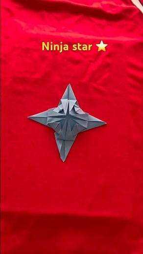 😍 No Glue, No Scissors! Paper Ninja Star Tutorial