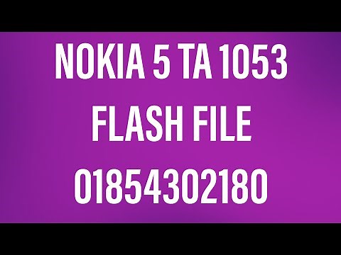 Nokia 5 TA-1053 Stock Firmware Flash File Hang Logo Fix By Software