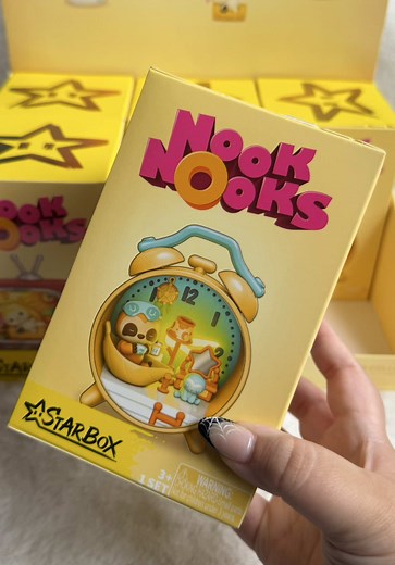 Nook Nooks blind box miniatures: sticky dots mini scenes