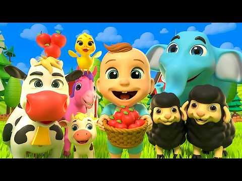 LIVE | Aprende a contar hasta 10 con animales de safari | Canciones infantiles para recién nacidos