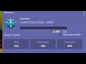I FINALLY GOT DIAMOND IN RANK!!!!! (Roblox Bedwars)