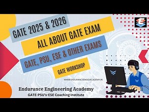 GATE Exam Workshop | GATE 2025 | A to Z of GATE | #gate2025 #gate2026