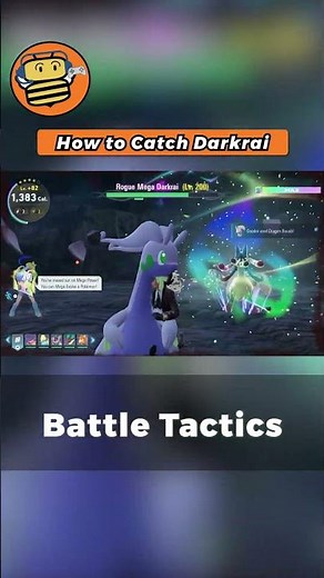 Fight Darkrai and add it to your party in Pokemon Legends ZA - Mega Dimension!