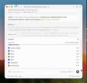 You can now see a breakdown of your agent's context usage in Cursor 3.3.Use these stats to diagnose context issues and improve your setup across rules, skills, MCPs, and subagents.