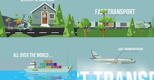 Animated Global Logistics and Package Delivery Explainer