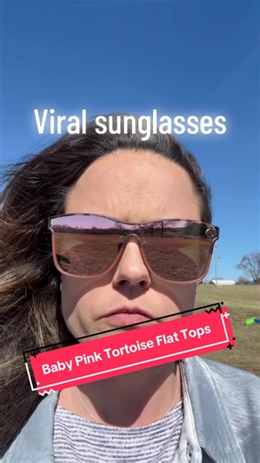 Serving soft glam with an edge 💕 these baby pink tortoise shell flat tops are the ultimate vibe — bold frame, dreamy color, and major main -character energy. Perfect for brunch dates, beach days, and city slay moments 🌸✨ who’s obsessed?! #babypink #sunglasses #viral #tortoise #fyp